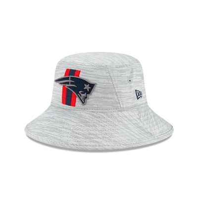 New England Patriots Gorra | New Era Official NFL Training Stretch Bucket Hat Mexico - Azules